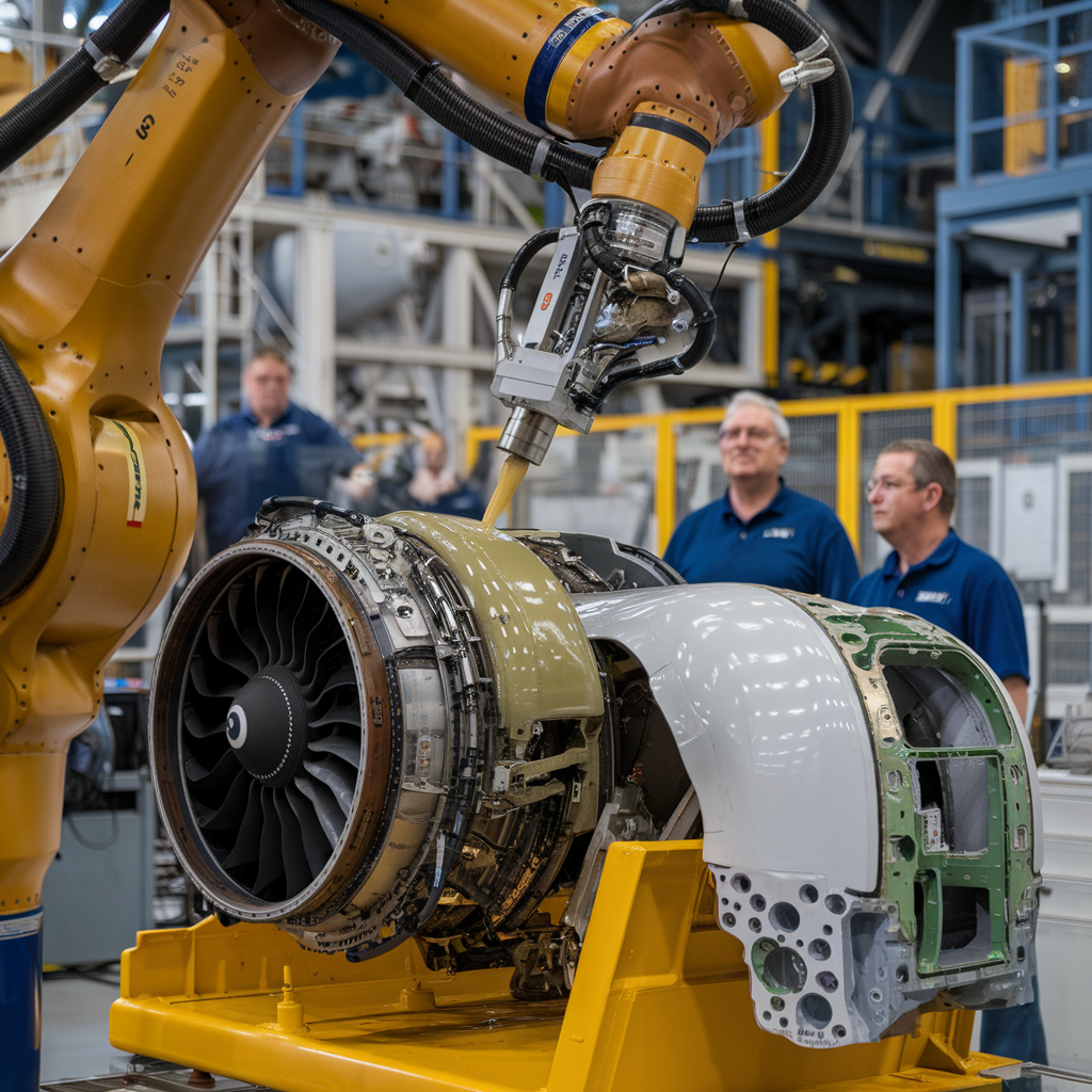 Industrial robotic adhesive dispensing system